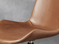 Gage Faux Leather Desk Chair