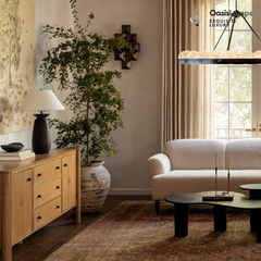 Nami Alabaster Global Suter Chandelier