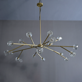 Belle Round Chandelier Clear and Smoke 24'' 36'' 48'' 60'' 72''