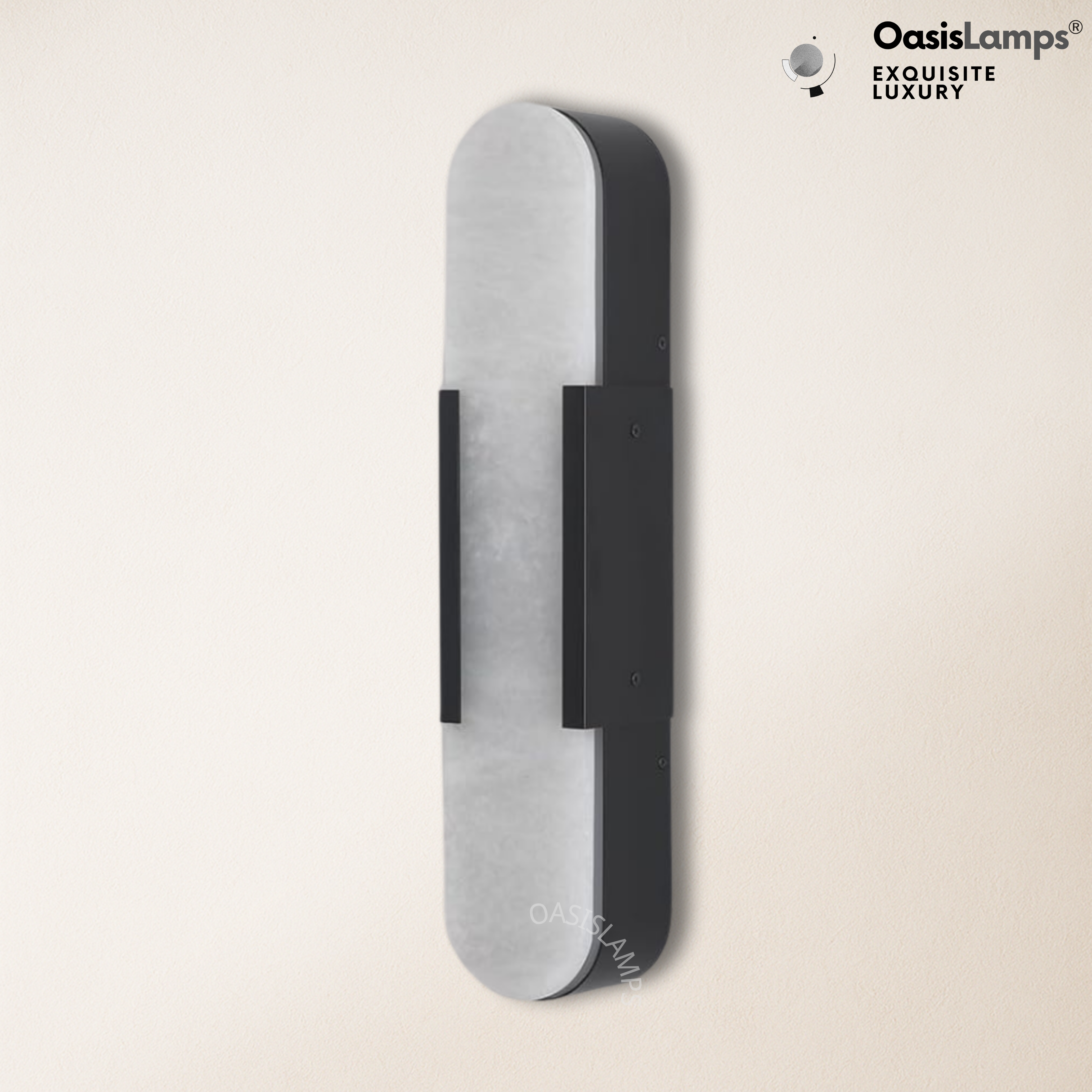 OpalEdge Alabaster Wall Sconces 13.8" 20"H#Color_black,size_20" H-1 Pack