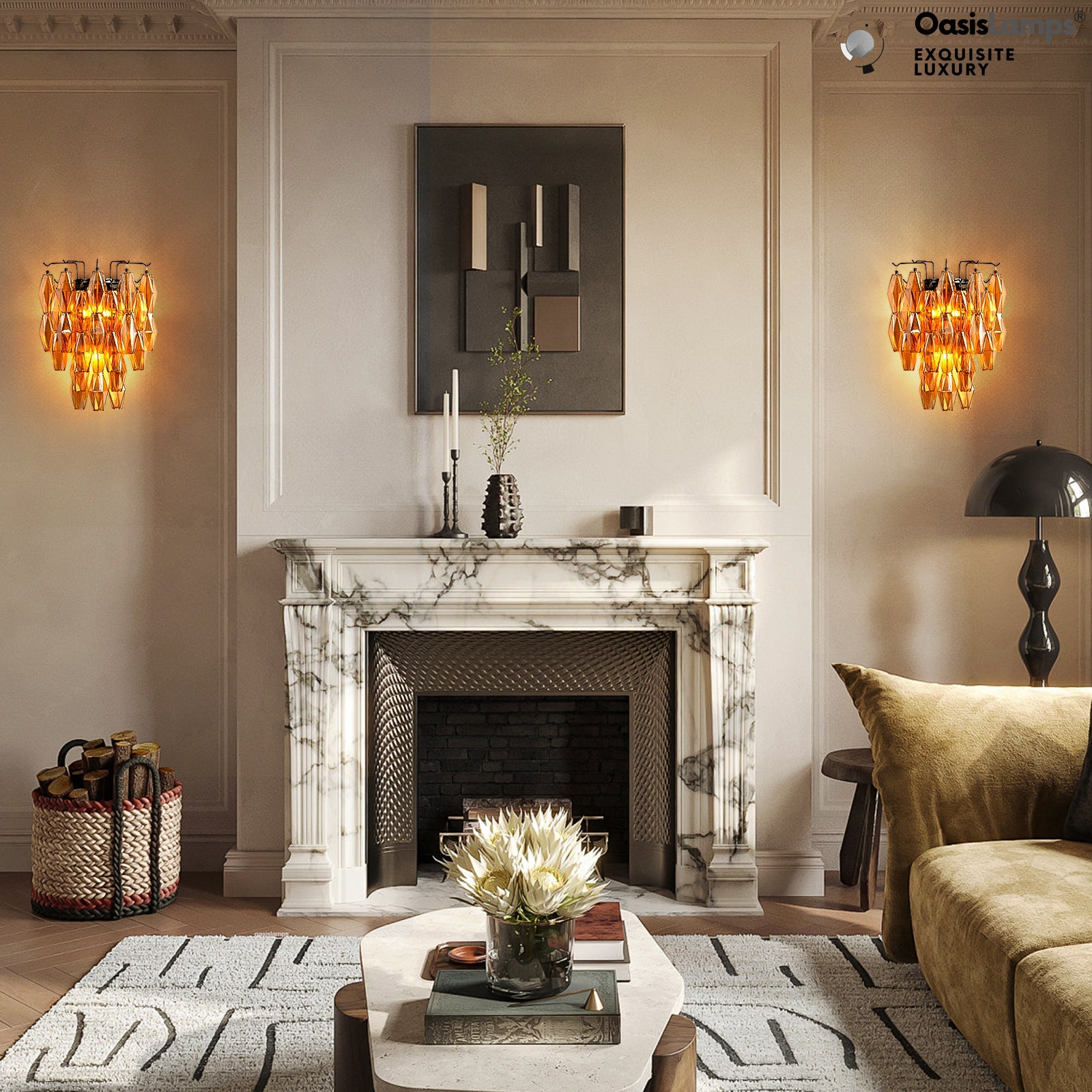 Celestial Drop Wall Sconce 19.6"H#color_black