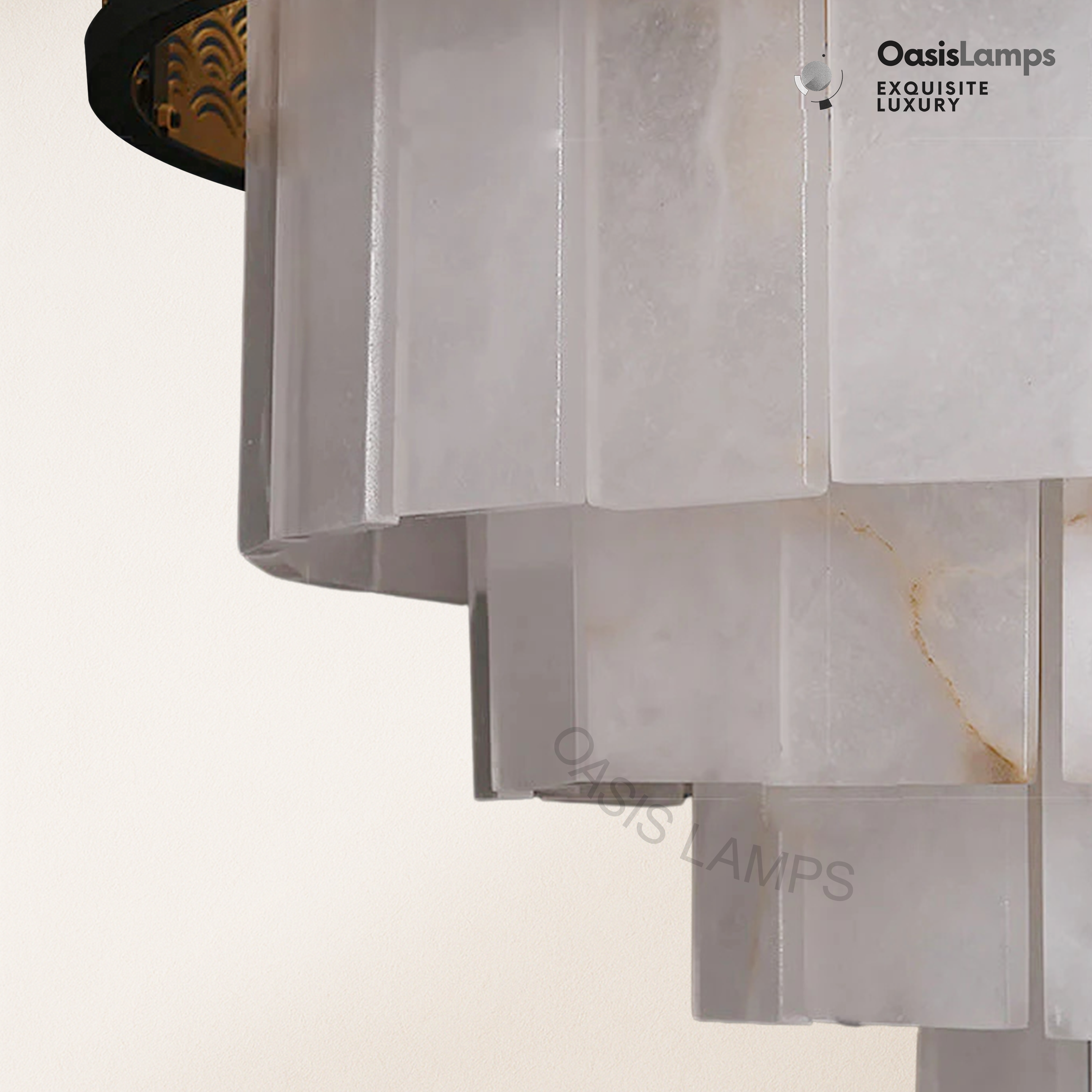 Dineve Marble Lorry Multi-layer Classic Chandelier