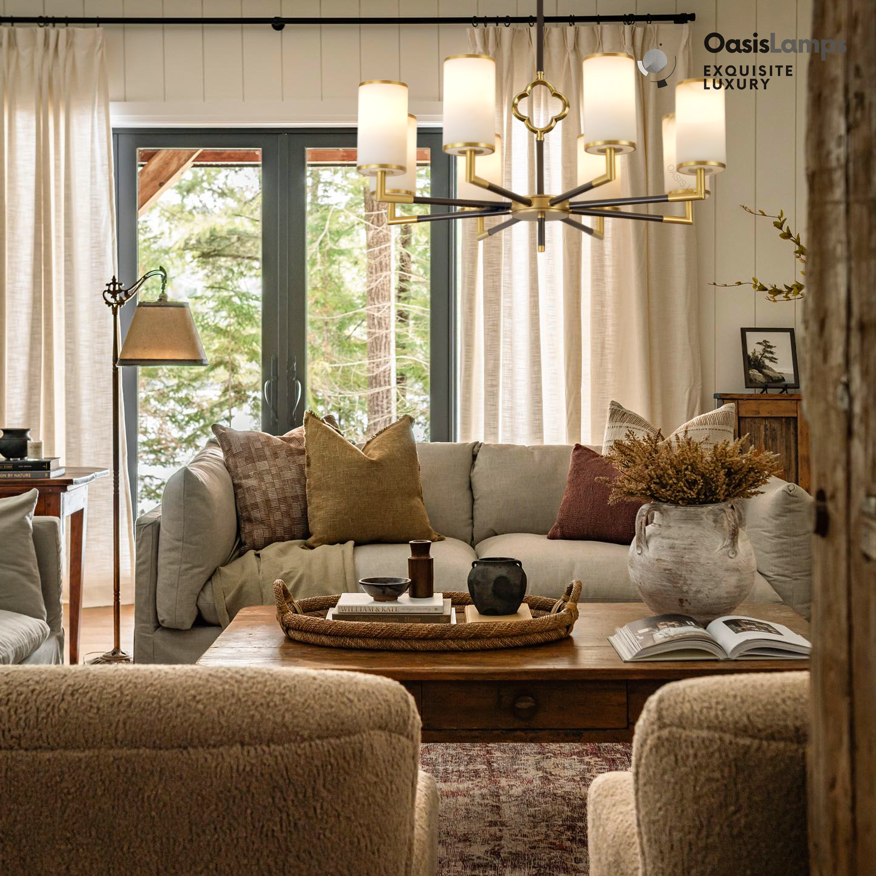 #Color_Brass,#Size_8-Lights 34"D