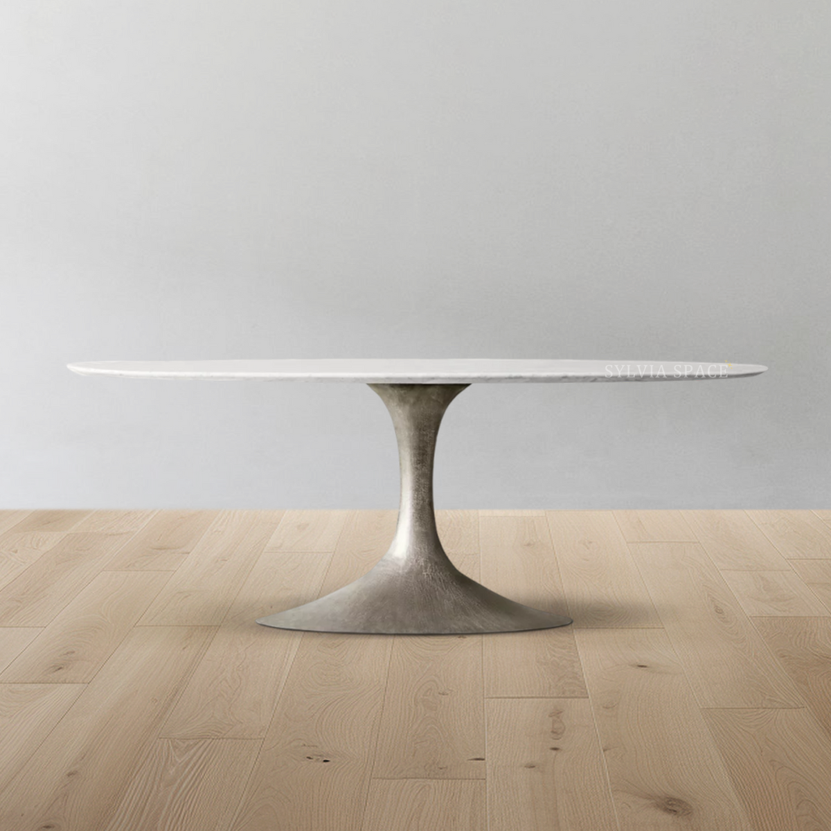 Aero Stone Oval Dining Table