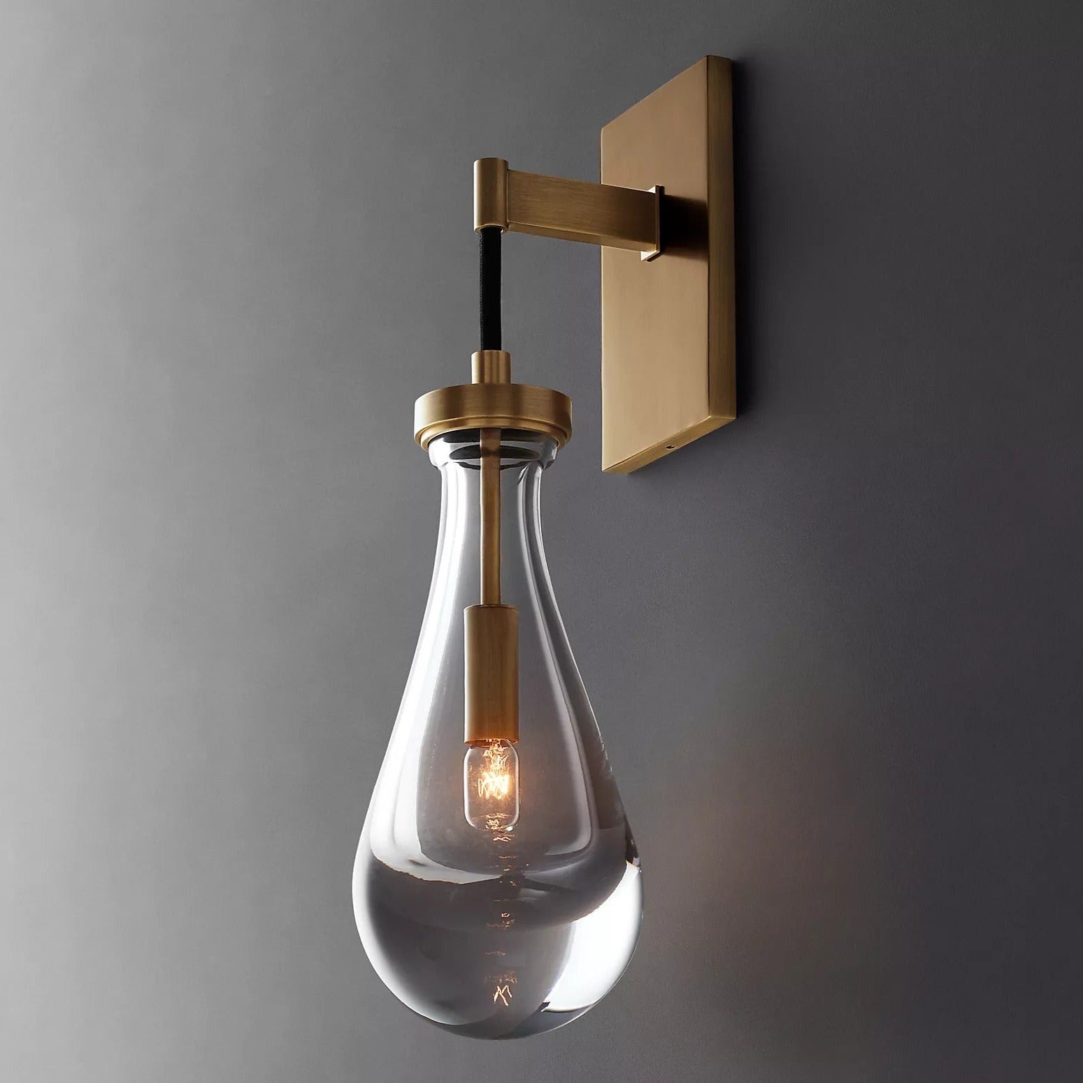 Raindrop Wall Sconce Cord Rod