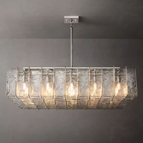 Latte Square Chandelier 60"