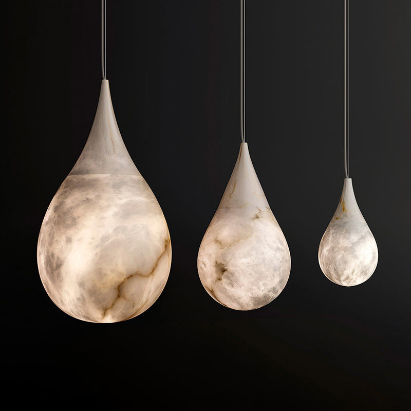 Dina Alabaster Pendant Lighting 7"