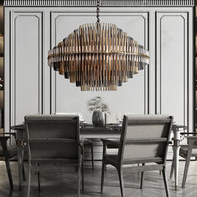 Emil Modern Round Chandelier D32"