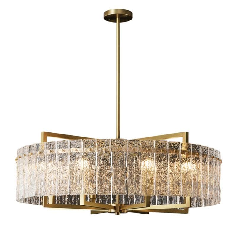 Flake Crystal Round chandelier 24" 32" 40"