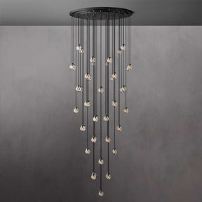 Pearl Round Chandelier D 60"