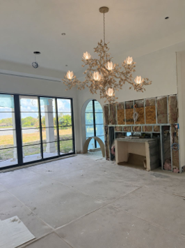 Magnolia Grandiflora Chandelier Library Lighting  Separate Parts