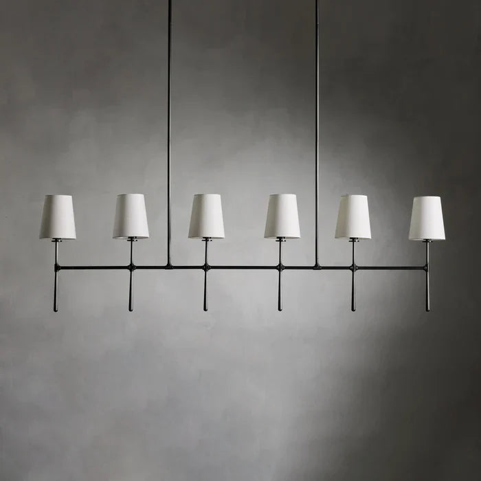 Rhodes Brass Linear Chandelier