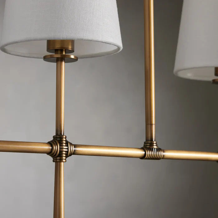 Rhodes Brass Linear Chandelier