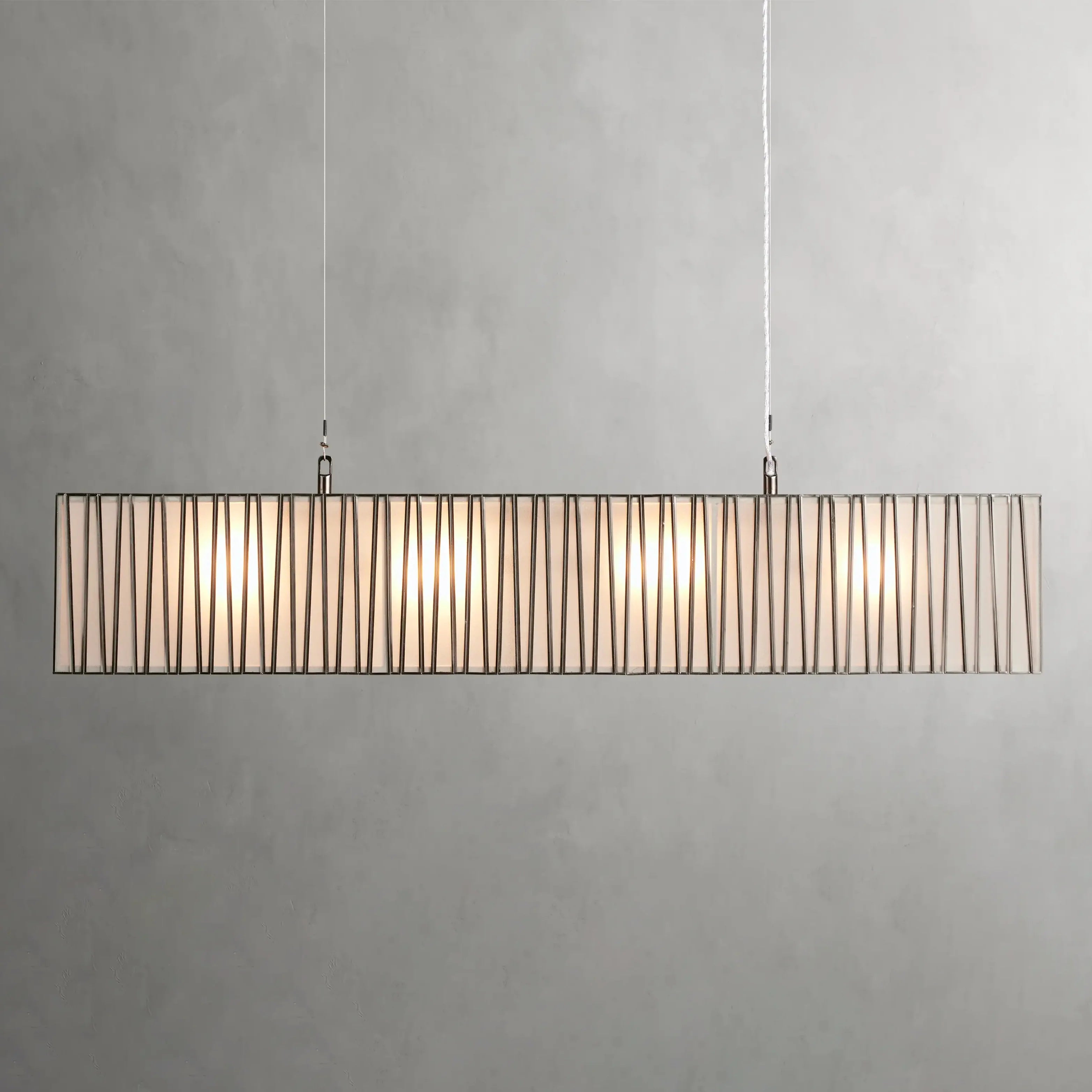 Junet Rectangular Chandelier 49" 60" 72"W