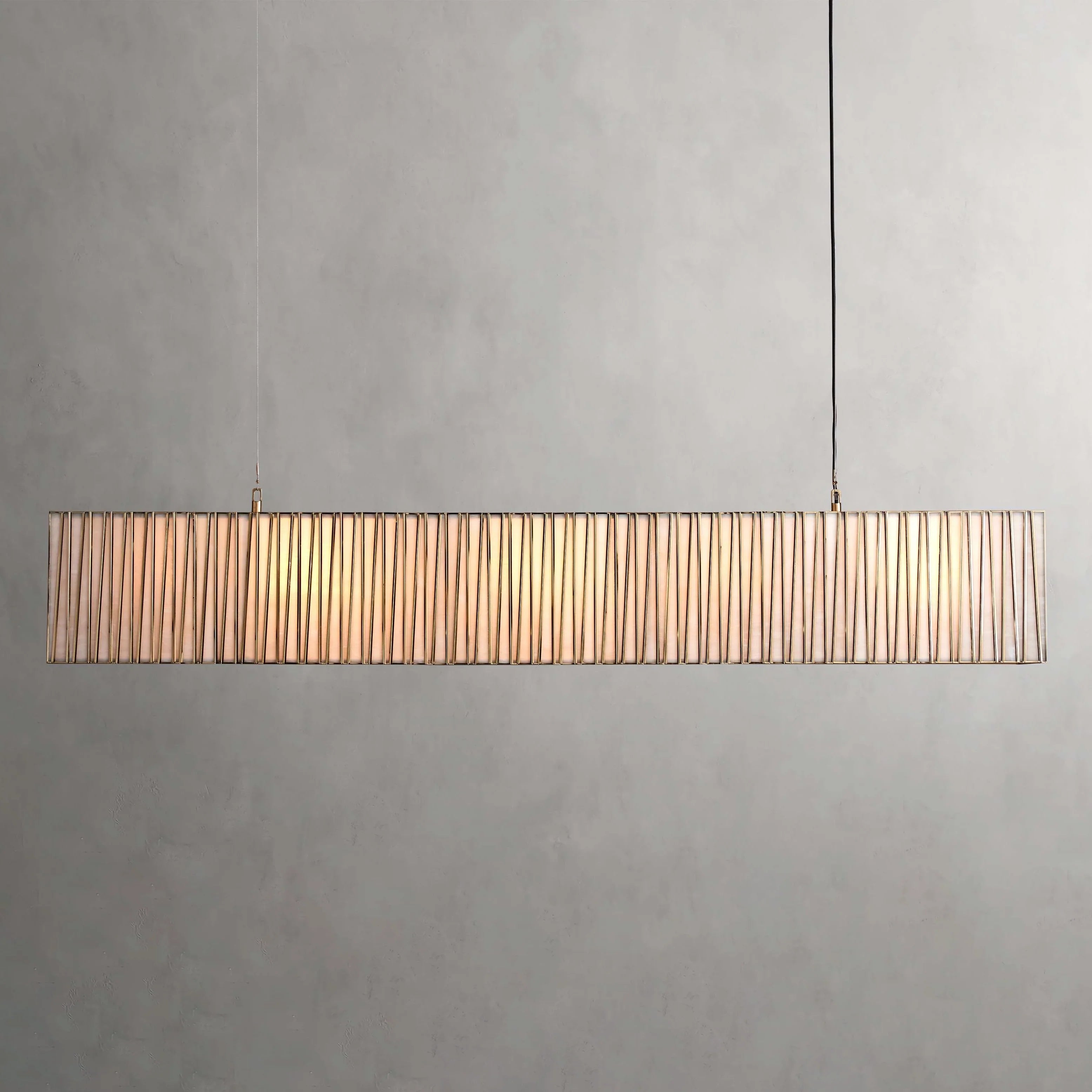 Junet Rectangular Chandelier 49" 60" 72"W