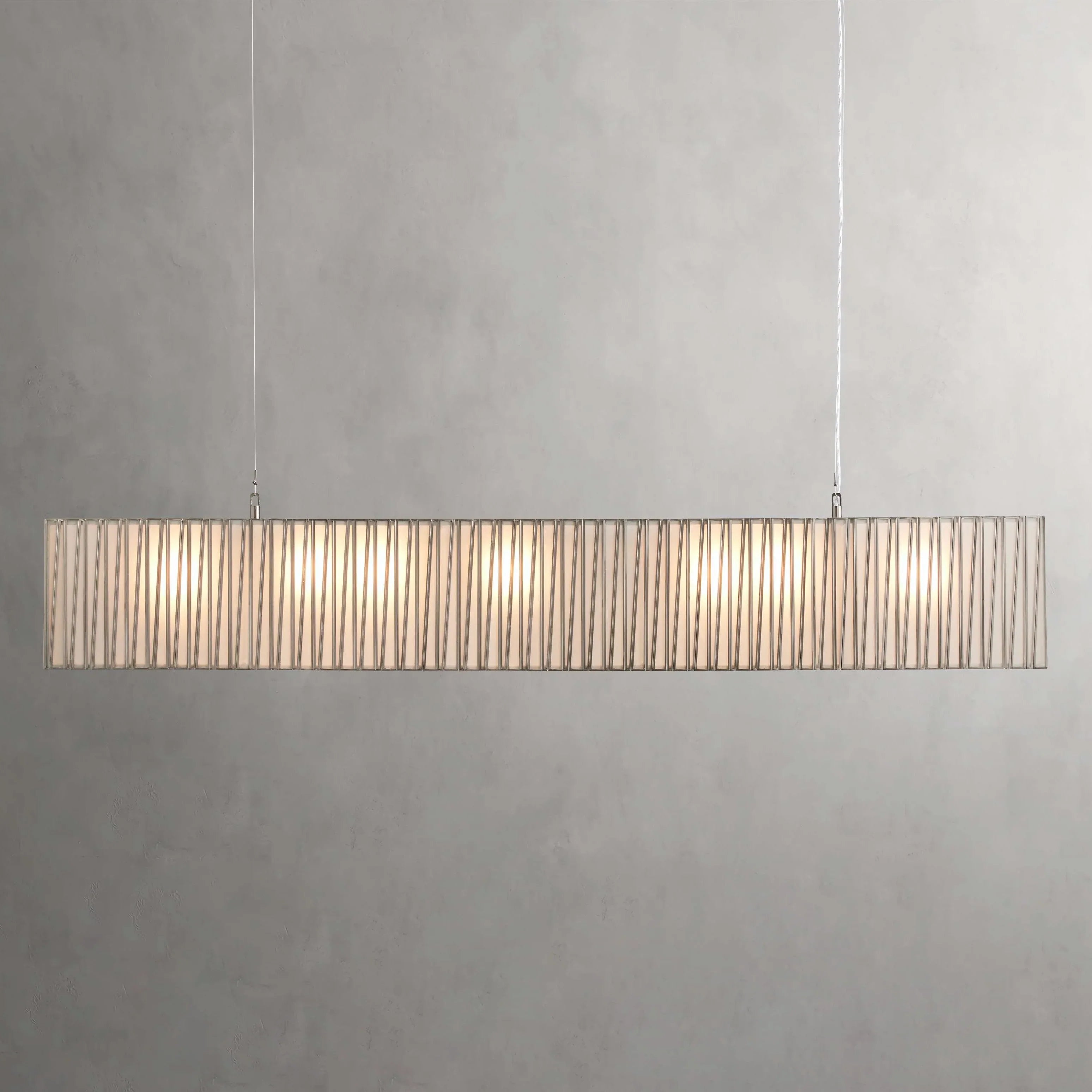 Junet Rectangular Chandelier 49" 60" 72"W