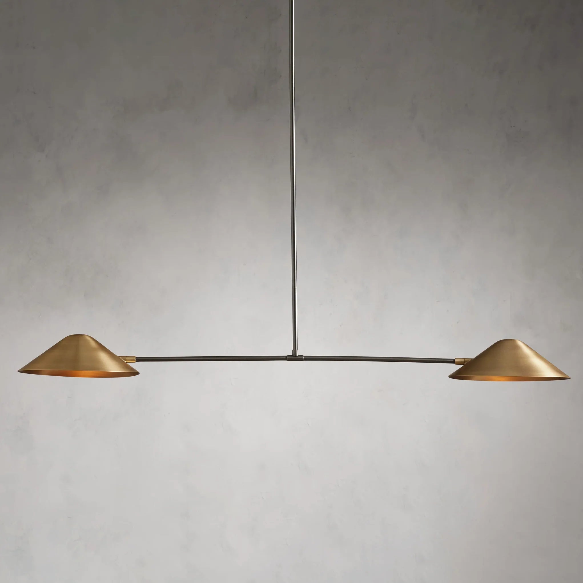 Simms 2-Light Linear Chandelier 54"