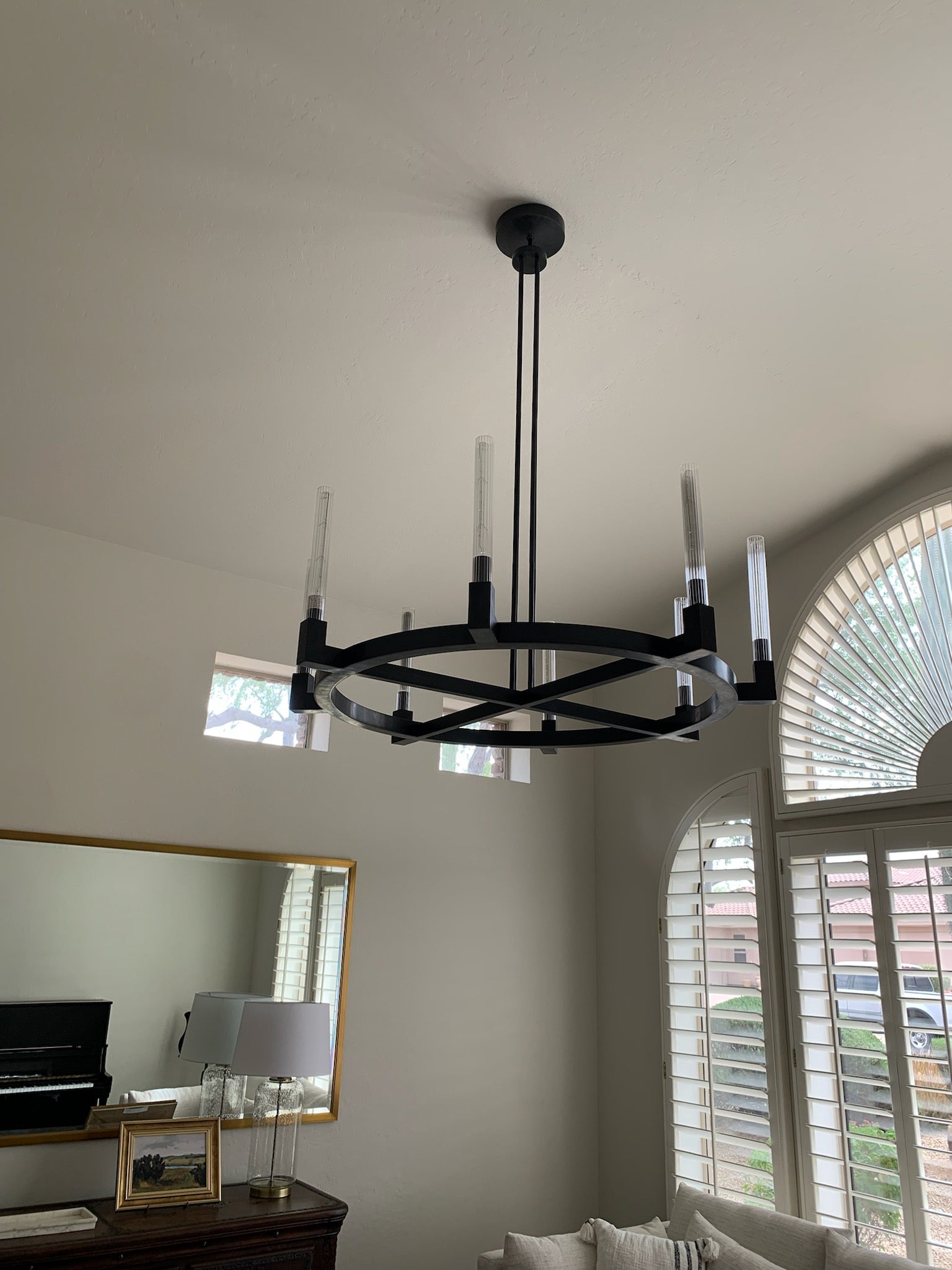 Clean Lines Linear Chandelier 55'' 67''