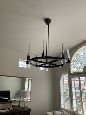 Clean Lines Round Chandelier 36'' 60'' 72''