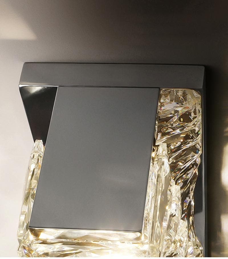 Irregular Crystal Block Wall Sconce