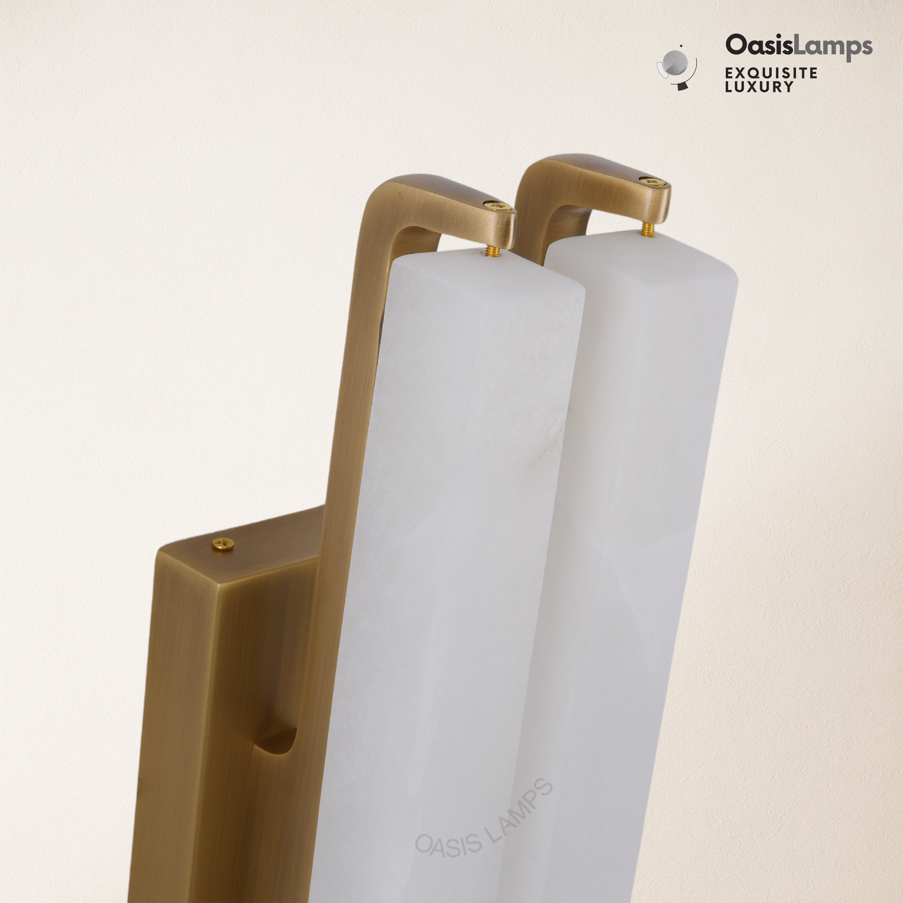 Clara Glow Alabaster Wall Sconce 19"#color_brass,style_double