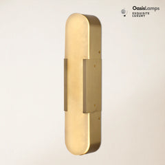 OpalEdge Alabaster Wall Sconces 13.8" 20"H#Color_Brass,size_20" H-1 Pack