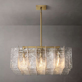 Latte Square Chandelier 36"