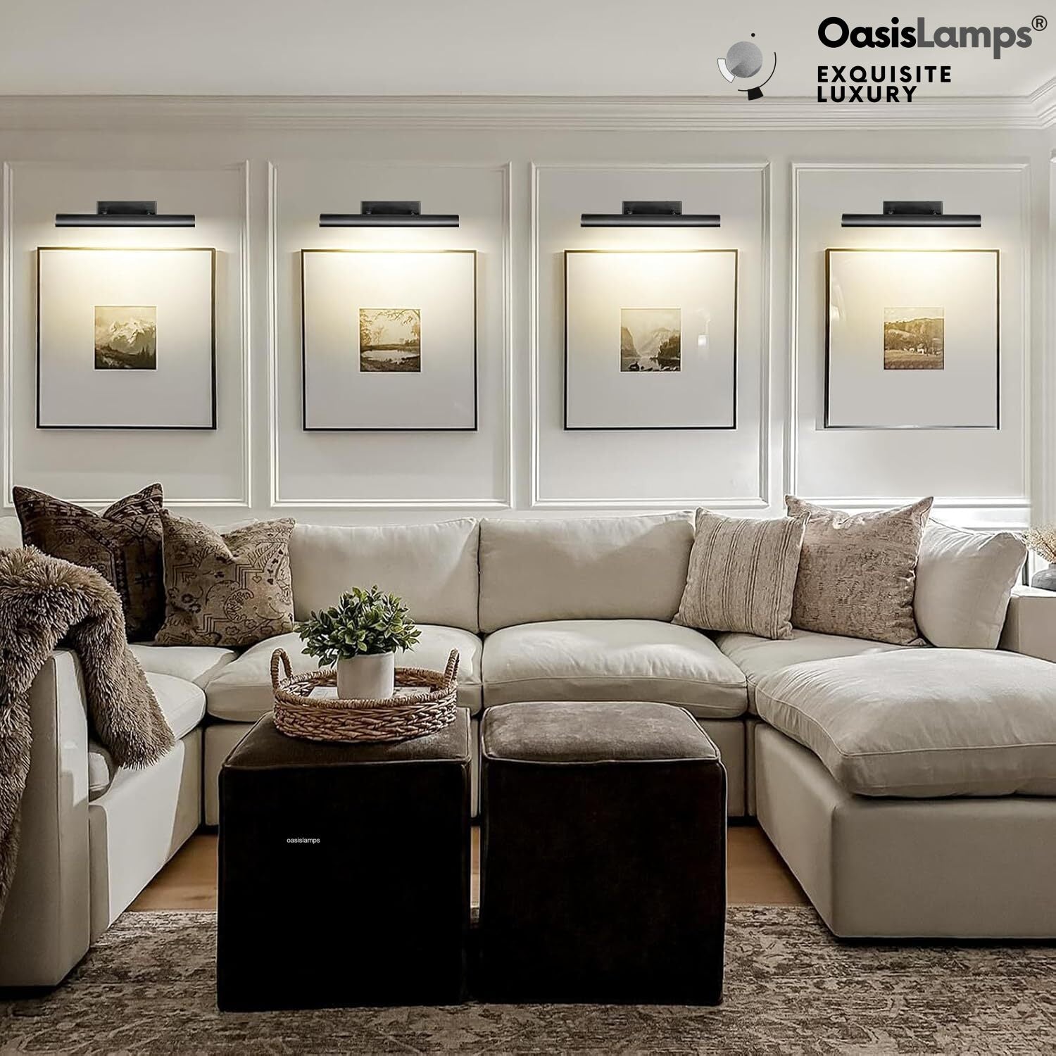 ArtGlow Picture Light Wall Sconce 18" 24" 30"W#Color_Black,size_24"