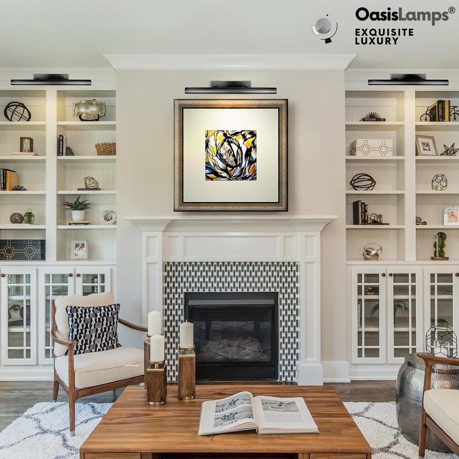 ArtGlow Picture Light Wall Sconce 18" 24" 30"W#Color_Black,size_30"