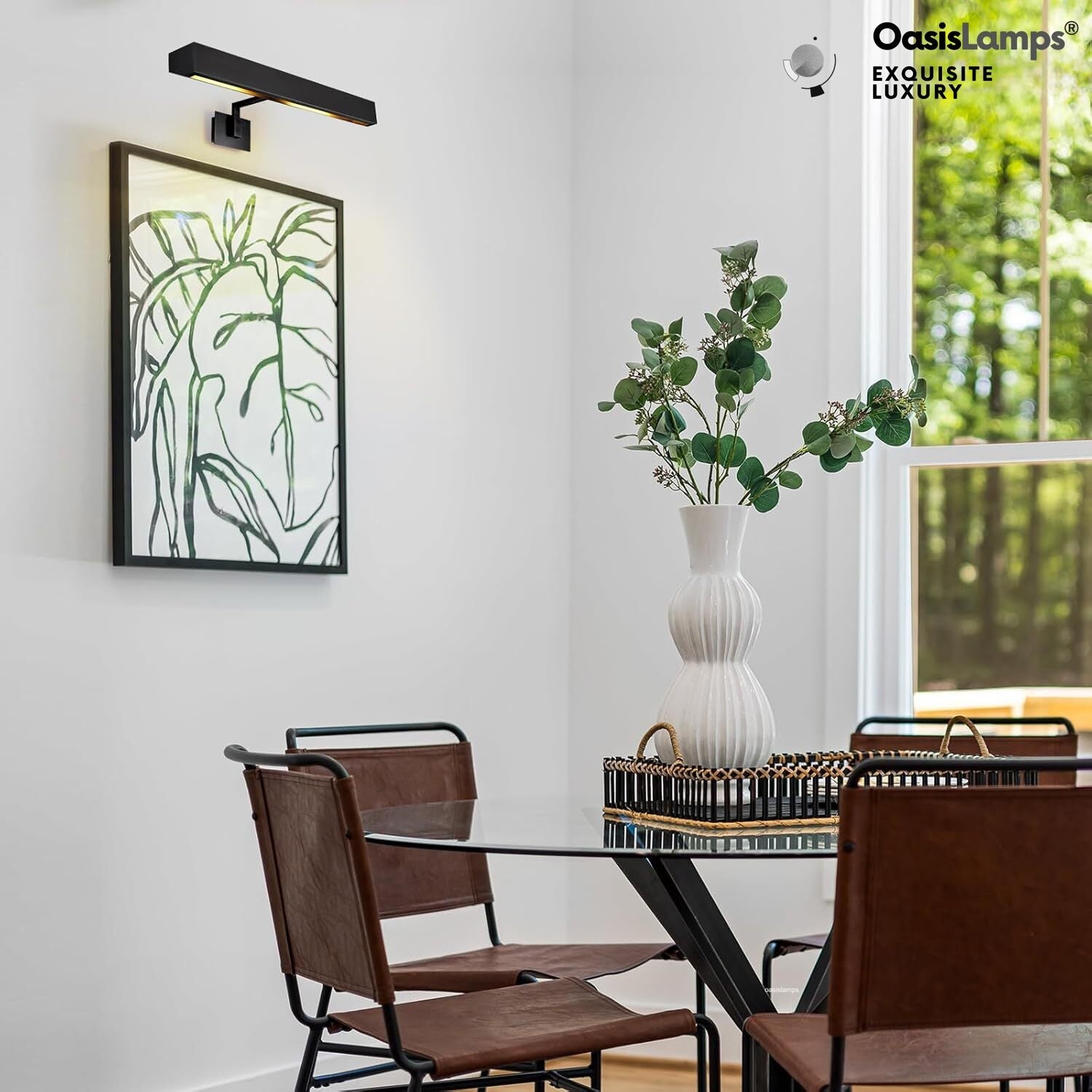 Brushed Radiance Picture Light 24"W#Color_Black,size_24"