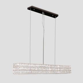 Mia Rectangular 3-Tier Crystal Chandelier