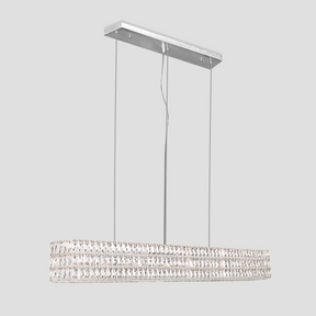 Mia Rectangular 3-Tier Crystal Chandelier