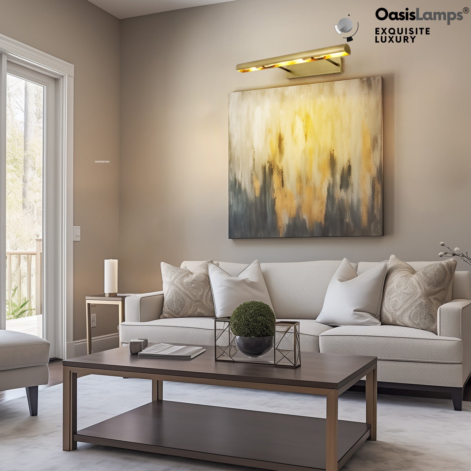 ArtGlow Picture Light Wall Sconce 18" 24" 30"W#Color_Brass,size_24"