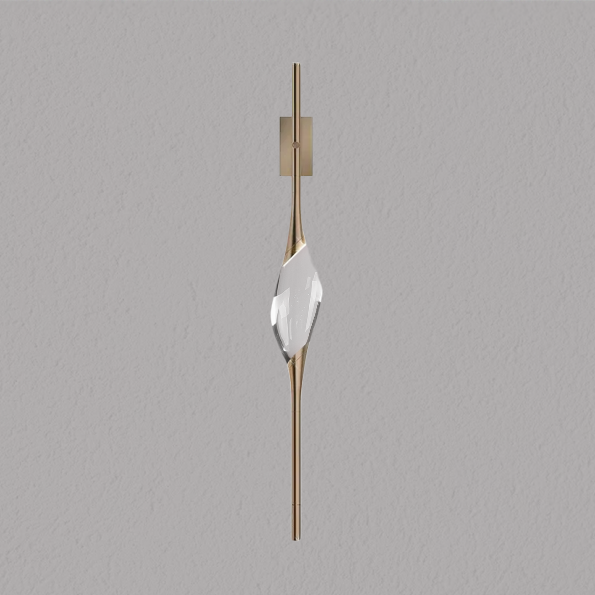 PEZEO SINGLE CRYSTAL WALL SCONCEPEZZE SINGLE CRYSTAL WALL SCONCE