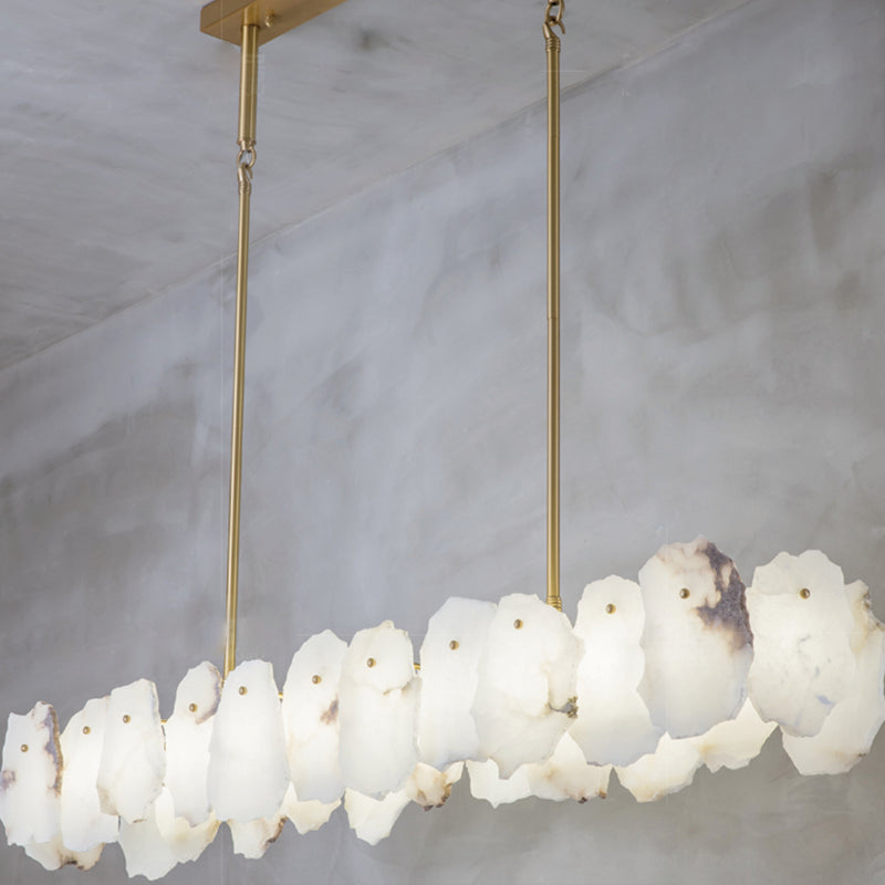 Glow Marble Lorry Length Chandelier