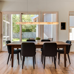 Alabaster Lisse Linear Chandelier 60" 80"L