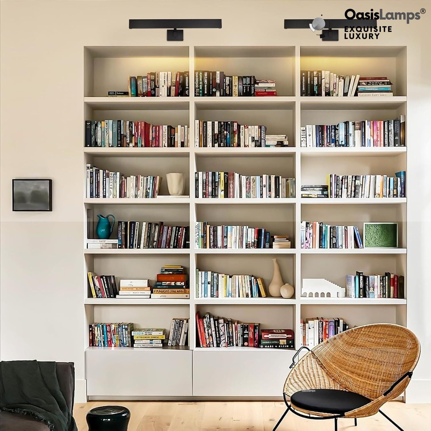 Brushed Radiance Picture Light 24"W#Color_Black,size_24"