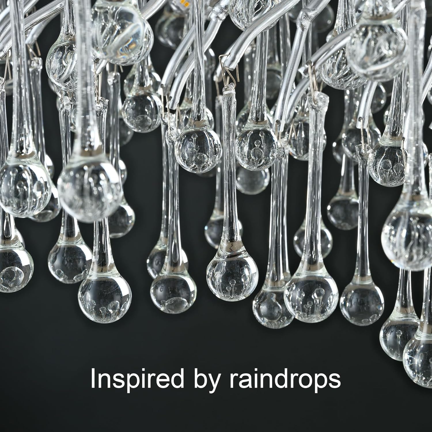 Teardrop Tree Branch Chandelier 23" 47"