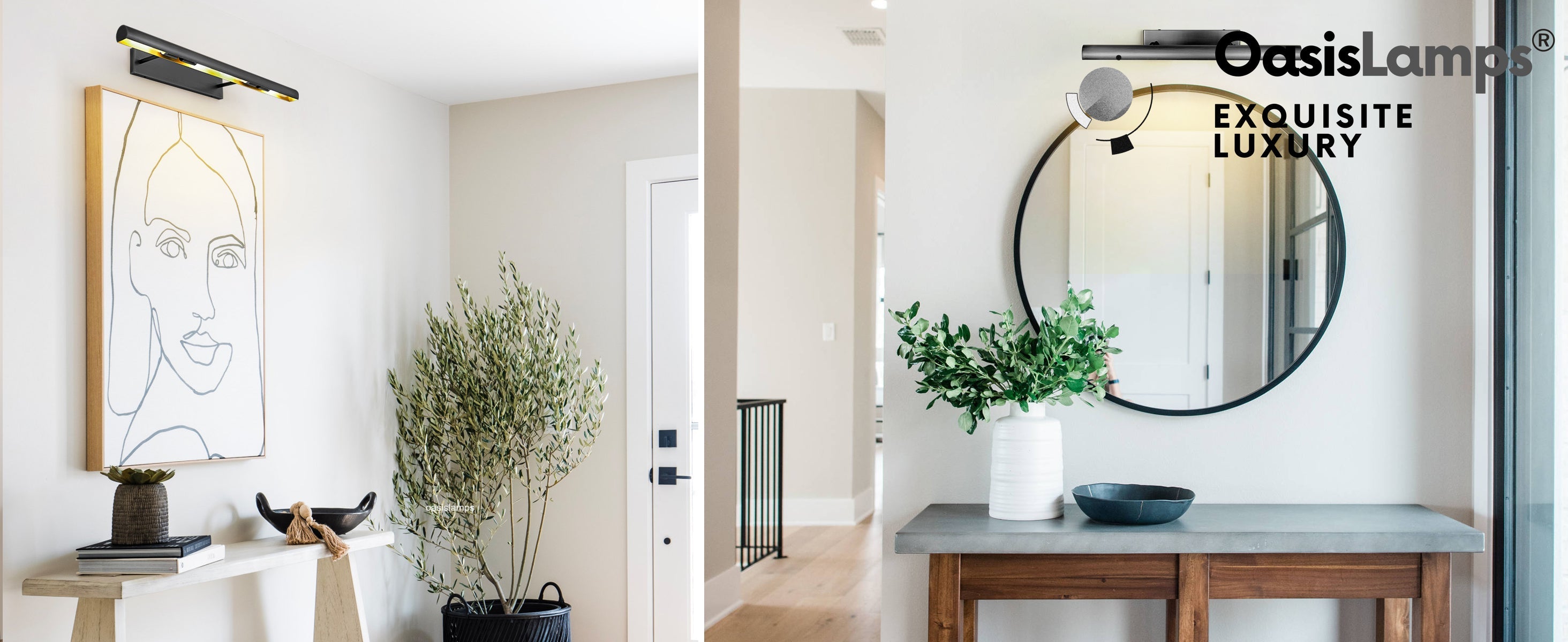 ArtGlow Picture Light Wall Sconce 18" 24" 30"W#Color_Black,size_24"