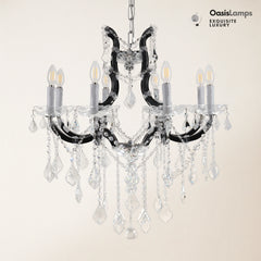 Crystal Candle Classical Chandelier 18" 40" 48"D#size_18"