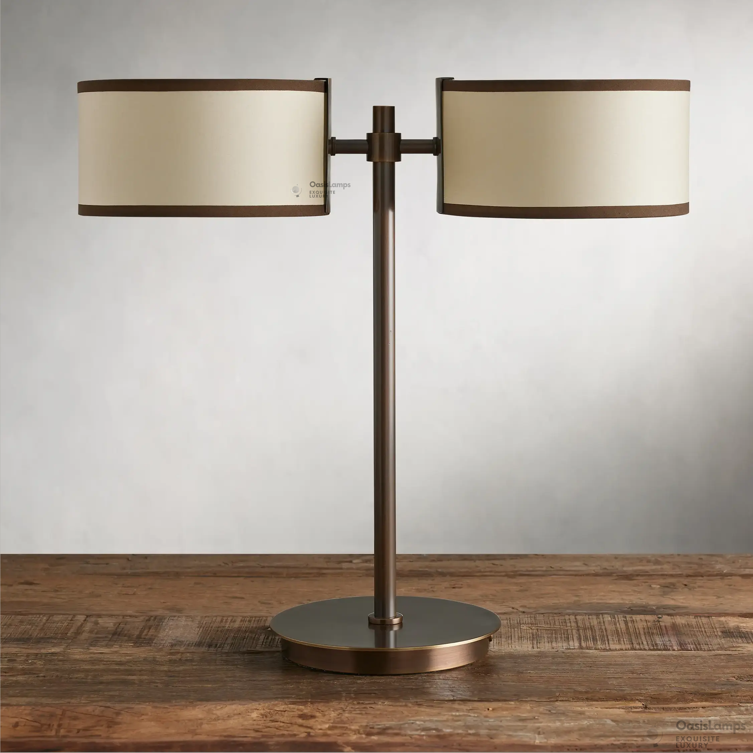 Daphne Linen 2 Light Table Lamp