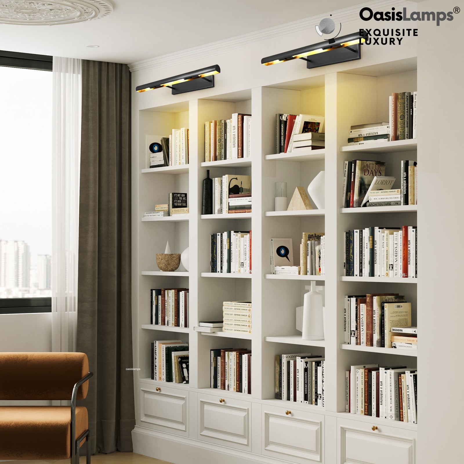 ArtGlow Picture Light Wall Sconce 18" 24" 30"W#Color_Black,size_24"