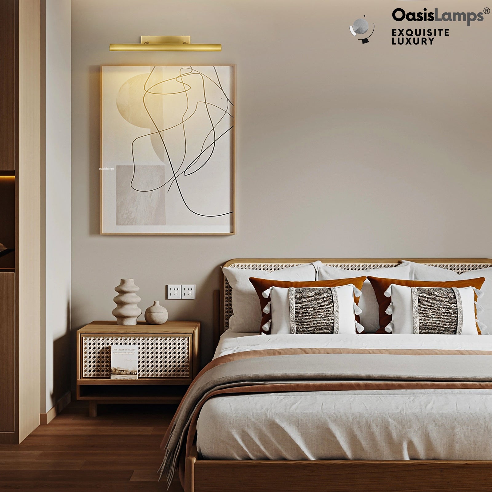 ArtGlow Picture Light Wall Sconce 18" 24" 30"W#Color_Brass,size_30"