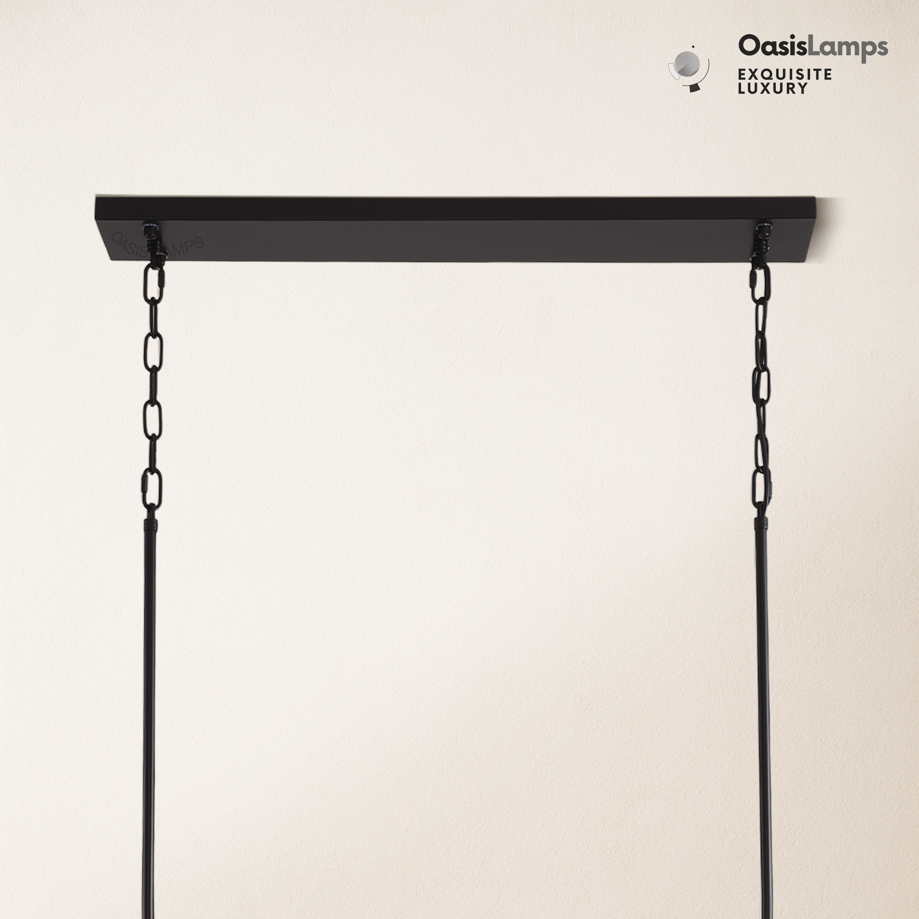 Ethereal Radiance Clear/Amber Rectangular Crystal Chandelier 43"L#glass color_clear,size_43in