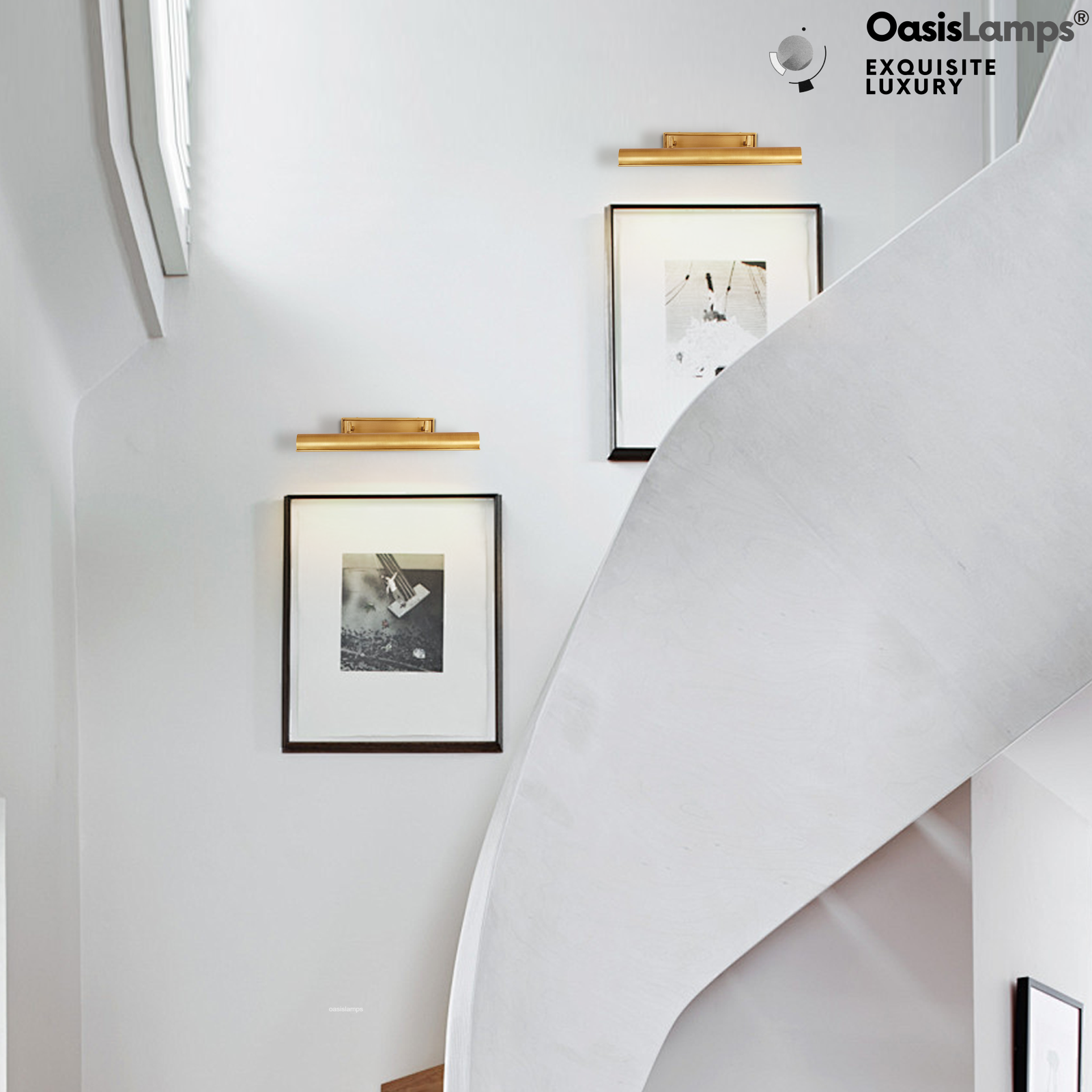 Galleria Brass/Bronze Picture Light 18" 24"#Color_Brass,size_24"