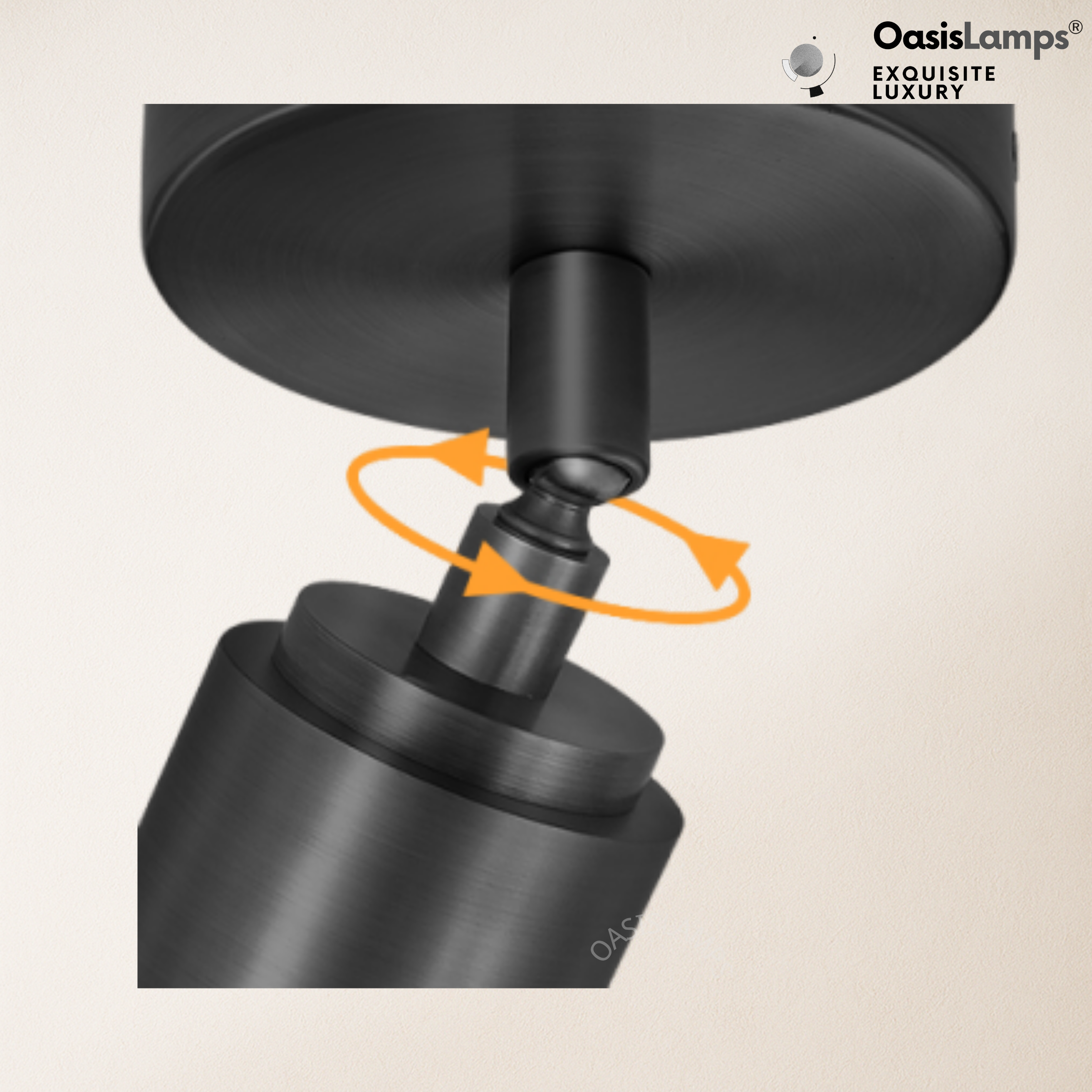 ArtGlow Adjustable Spot Downlight Wall Sconce#Color_Black