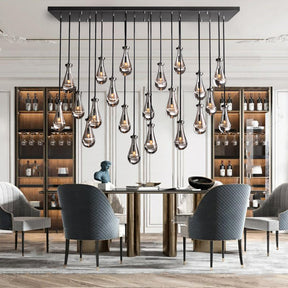 Raindrop Linear Chandelier 72"