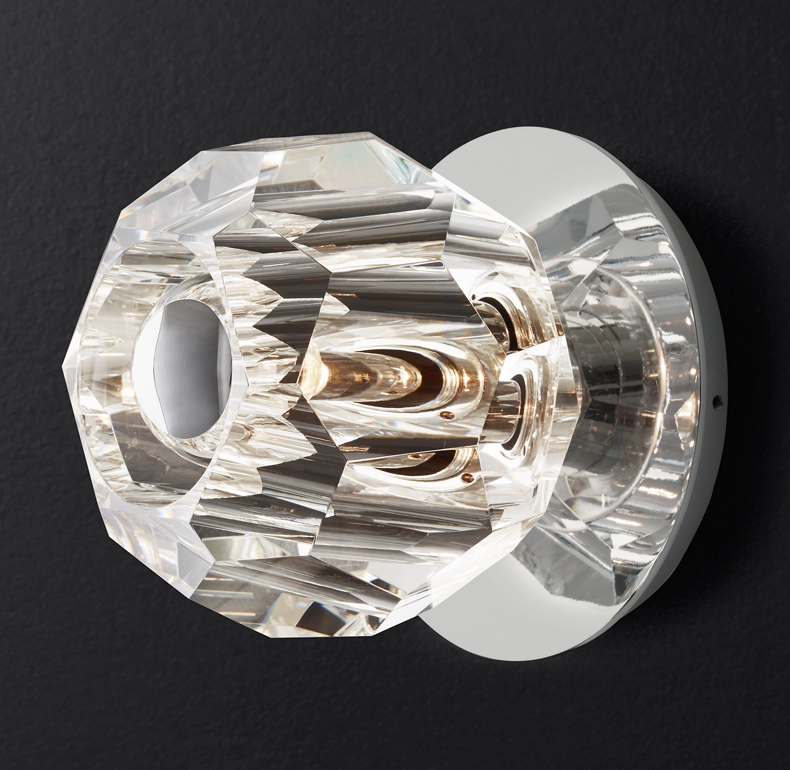 Belle De Crystal Ball Petite Wall Sconce