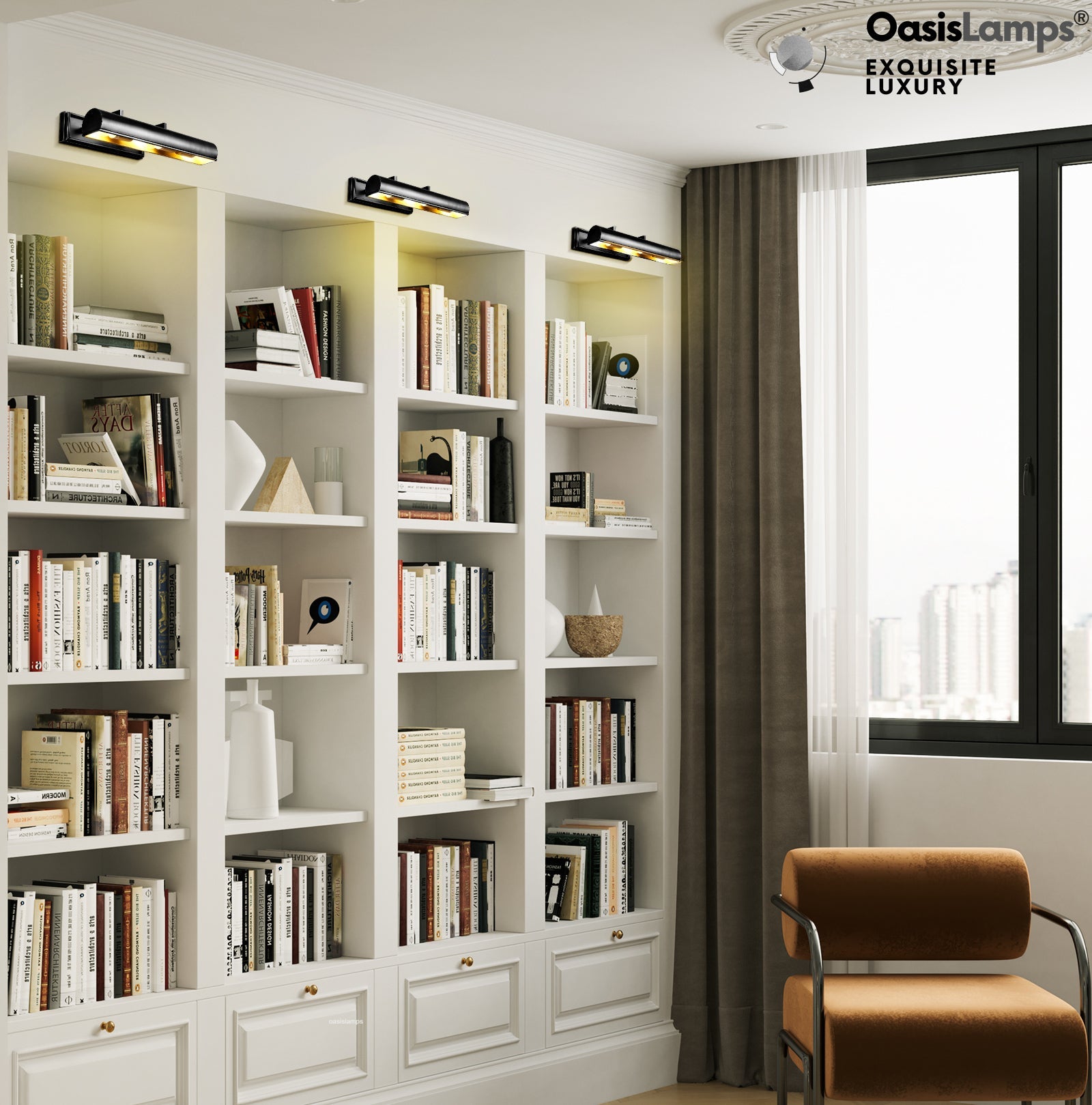 Galleria Brass/Bronze Picture Light 18" 24"#Color_Bronze,size_18"