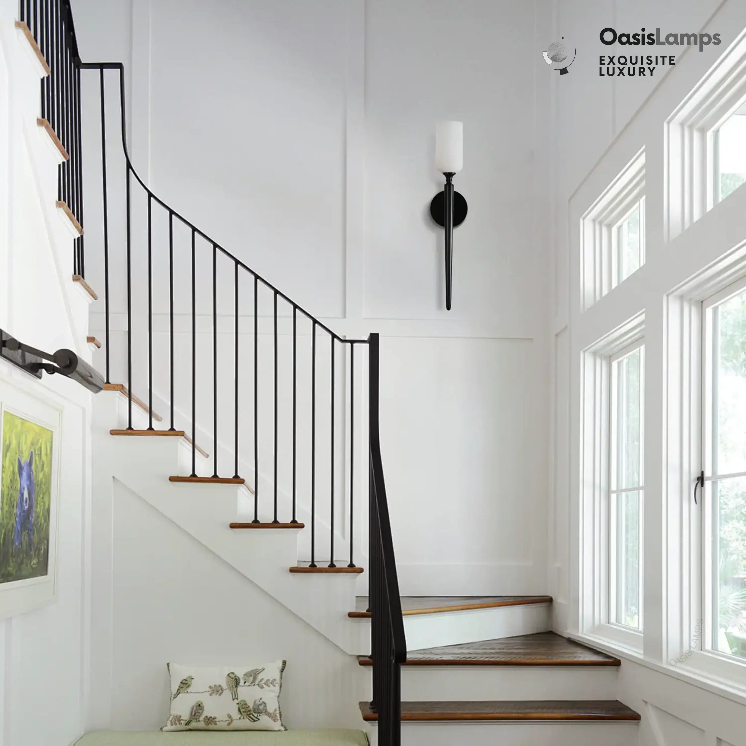 Axis Alabaster 1 Light Wall Sconce 21.6"H#color_bronze